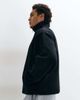4505 4505 Rest Day funnel neck boxy fit borg fleece with zip pockets in black - 3