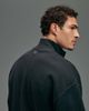 4505 4505 Rest Day heavyweight 440gsm cotton oversized boxy zip-up funnel neck sweatshirt in washed black - 2