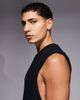 4505 4505 Rest Day ultra soft modal ribbed slim fit v neck tank in black - 1