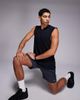 4505 4505 Rest Day ultra soft modal ribbed slim fit v neck tank in black - 4