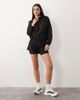 4505 4505 ripstop 2-in-1 running shorts with zip pockets in black - 2