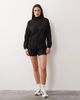 4505 4505 ripstop overhead water repellent track jacket with chest pocket in black - 1