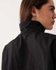 4505 4505 ripstop overhead water repellent track jacket with chest pocket in black - 2