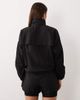 4505 4505 ripstop overhead water repellent track jacket with chest pocket in black - 4