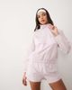 4505 4505 ripstop overhead water repellent track jacket with chest pocket in light pink - 1