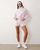 4505 4505 ripstop overhead water repellent track jacket with chest pocket in light pink - 2