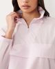 4505 4505 ripstop overhead water repellent track jacket with chest pocket in light pink - 3