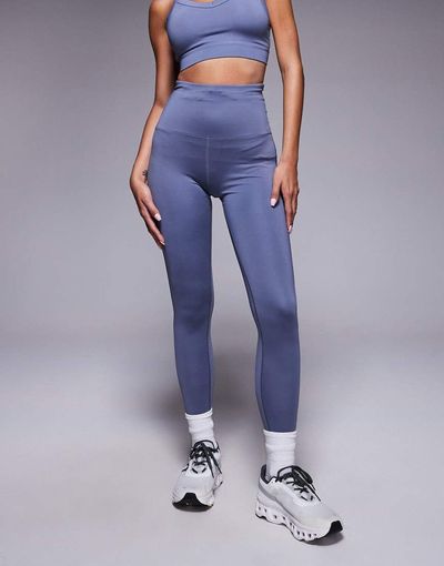 4505 4505 run high waist leggings with zip phone pocket in cornflower-Blue