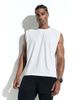 4505 4505 running quick dry performance waffle boxy oversized boxy oversized tank in white - 2