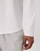 4505 4505 running quick dry performance waffle long sleeve top with curved hem in white - 3