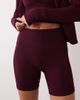4505 4505 sculpting seamless high waist 5" booty shorts in wine-Purple - 3