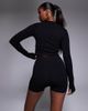 4505 4505 sculpting seamless high waist booty short in black - 2