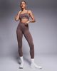 4505 4505 sculpting seamless high waist gym leggings in milk chocolate-Brown - 1