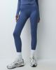 4505 4505 seamless baby rib high waist gym leggings in blue - 2