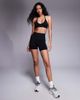 4505 4505 seamless halter neck light support sports bra in black - 4