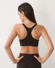 4505 4505 seamless light support sports bra with removable padding in coffee-Brown - 4
