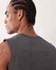 4505 4505 seamless physique defining muscle fit compression base layer tank top in dark gray - 3