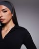 4505 4505 seamless rib long sleeve active polo in black - 4