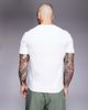 4505 4505 shrunken fit cotton training baby tee with quick-dry finish in white-Black - 3