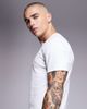 4505 4505 shrunken fit cotton training baby tee with quick-dry finish in white-Black - 4