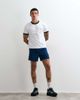 4505 4505 shrunken muscle fit cotton ringer baby tee with quick dry finish in white - 3