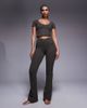 4505 4505 slim kick leggings with wrap waist in soft touch fabric in dark olive-Green - 1