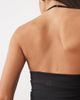 4505 4505 soft touch halter neck cami with inner bra and adjustable straps in black - 4