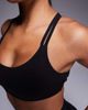 4505 4505 soft touch light support cross back studio bra with removable padding in black - 3