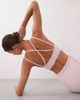 4505 4505 soft touch light support sports bra with sweetheart neckline and removable padding in ballet pink - 1