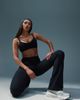 4505 4505 soft touch rib knit slim kick yoga leggings in black - 4