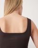 4505 4505 soft touch slightly cropped active tank top in dark chocolate-Brown - 4