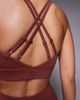 4505 4505 soft touch strappy medium support sports bra with removable padding in spice-Orange - 4