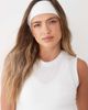 4505 4505 soft touch yoga headband in white - 2