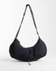4505 4505 studio oversized woven cross body bag with rope detail in black - 1