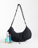 4505 4505 studio oversized woven cross body bag with rope detail in black - 2