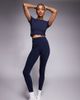 4505 4505 Tall Icon active bum sculpt high waist gym leggings with inner pocket in deep navy - 1