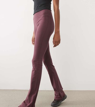 4505 4505 Tall Icon soft touch high waist slim kick yoga legging in plum-PURPLE