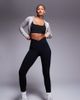 4505 4505 Tall Icon soft touch wrap waist yoga leggings in black - 1