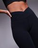4505 4505 Tall Icon soft touch wrap waist yoga leggings in black - 3