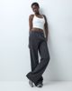 4505 4505 Tall Rest Day 400gsm heavyweight cotton wide leg sweatpants in charcoal-Gray - 3