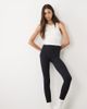 4505 4505 Tall seamless baby rib wrap back high waist gym leggings in black - 1