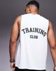 4505 4505 Training Club back print mesh tank top in white - 1