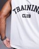 4505 4505 Training Club back print mesh tank top in white - 4