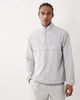 4505 4505 ultra lightweight 1/4 zip running windbreaker with front pocket in vapor gray - 1