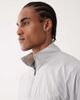 4505 4505 ultra lightweight 1/4 zip running windbreaker with front pocket in vapor gray - 2