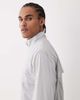 4505 4505 ultra lightweight 1/4 zip running windbreaker with front pocket in vapor gray - 4