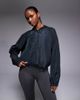 4505 4505 water repellent blouson running jacket with hood and zip pockets in black - 1