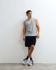4505 4505 wide leg cotton ripstop 10 inch lifting shorts with zip pockets in black - 1