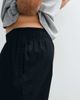 4505 4505 wide leg cotton ripstop 10 inch lifting shorts with zip pockets in black - 3