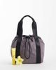 4505 4505 woven adjustable drawstring bucket bag with external pocket in storm gray - 1
